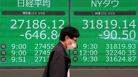 Asian shares extend losses as US banking worries persist